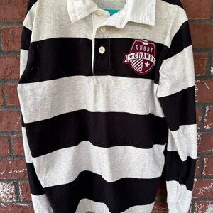 NWOT 7/8 Rugby champ long-sleeve polo